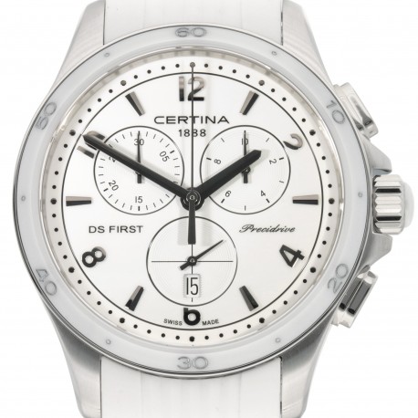 Certina DS First Lady Chronograph White Dial Ladies