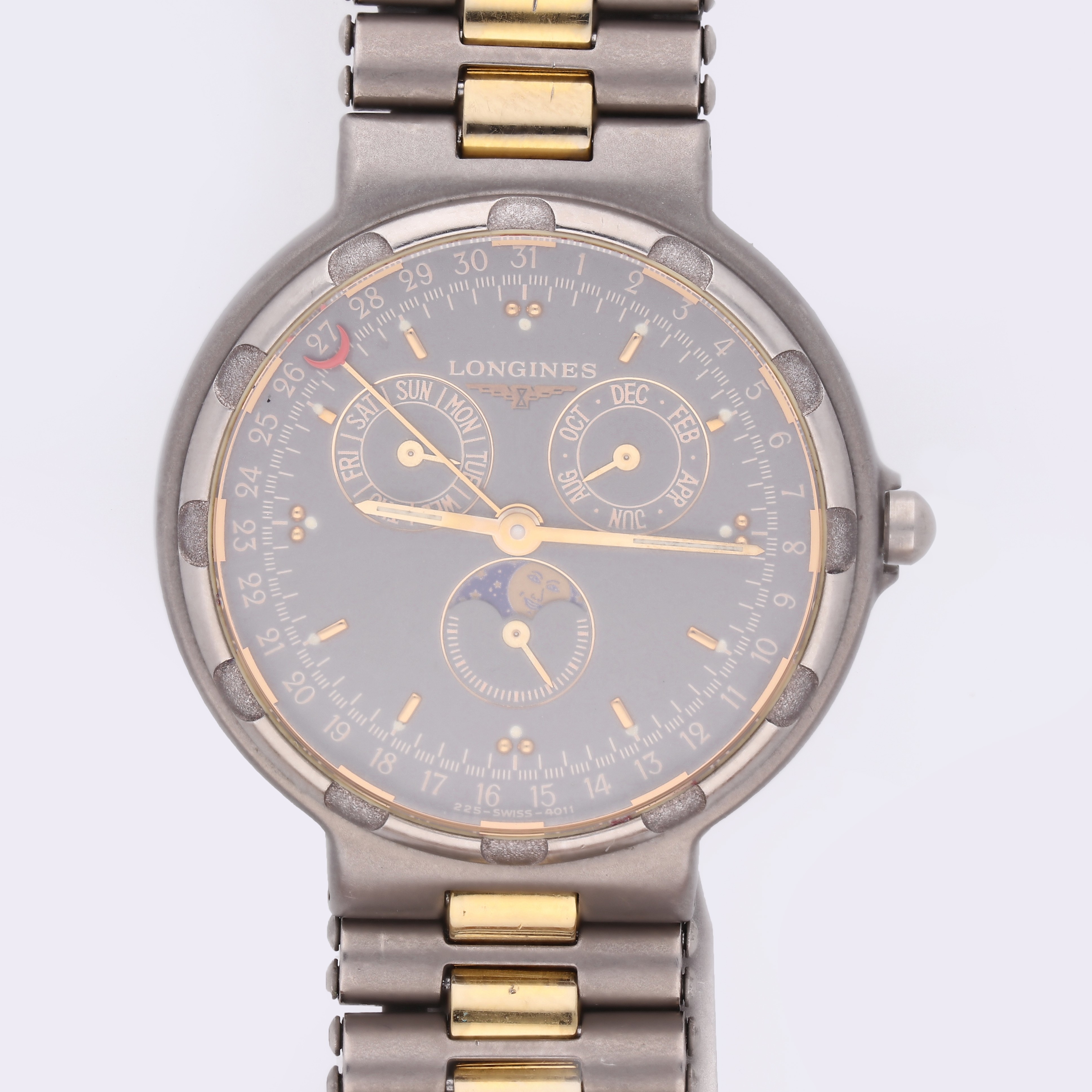 Zegarek Longines Conquest Titanium Gold ekskluzywne zegarki Krak w